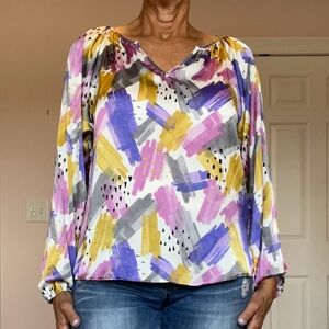 Abstract Print Top